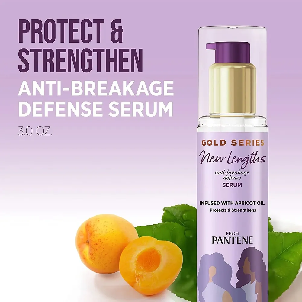 Pantene Gold Series New Lengths Anti-Breakage Serum - 3 fl oz - Image 4