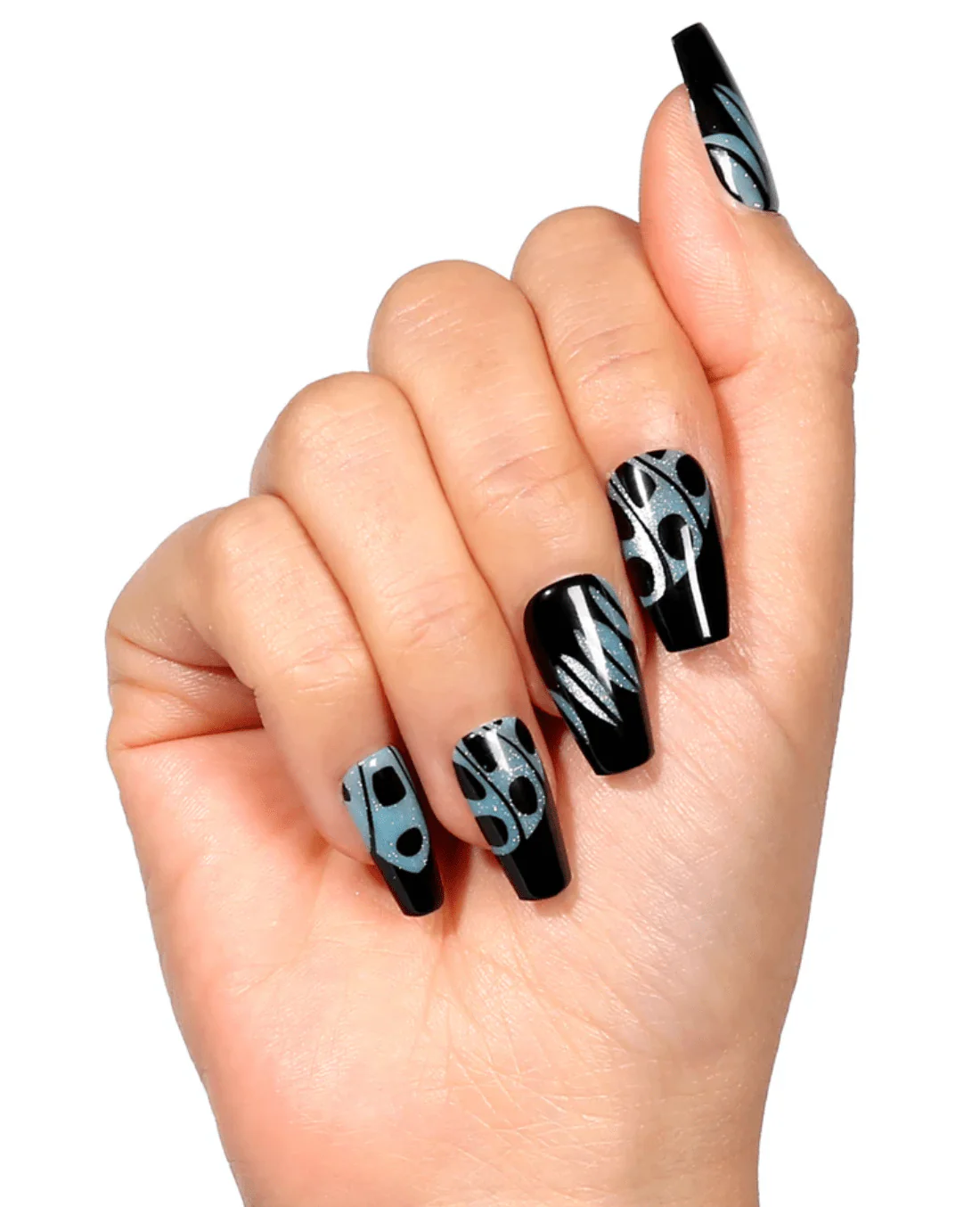Absolute New York Beautifly Press-On Nails - Coffin Medium - Image 3