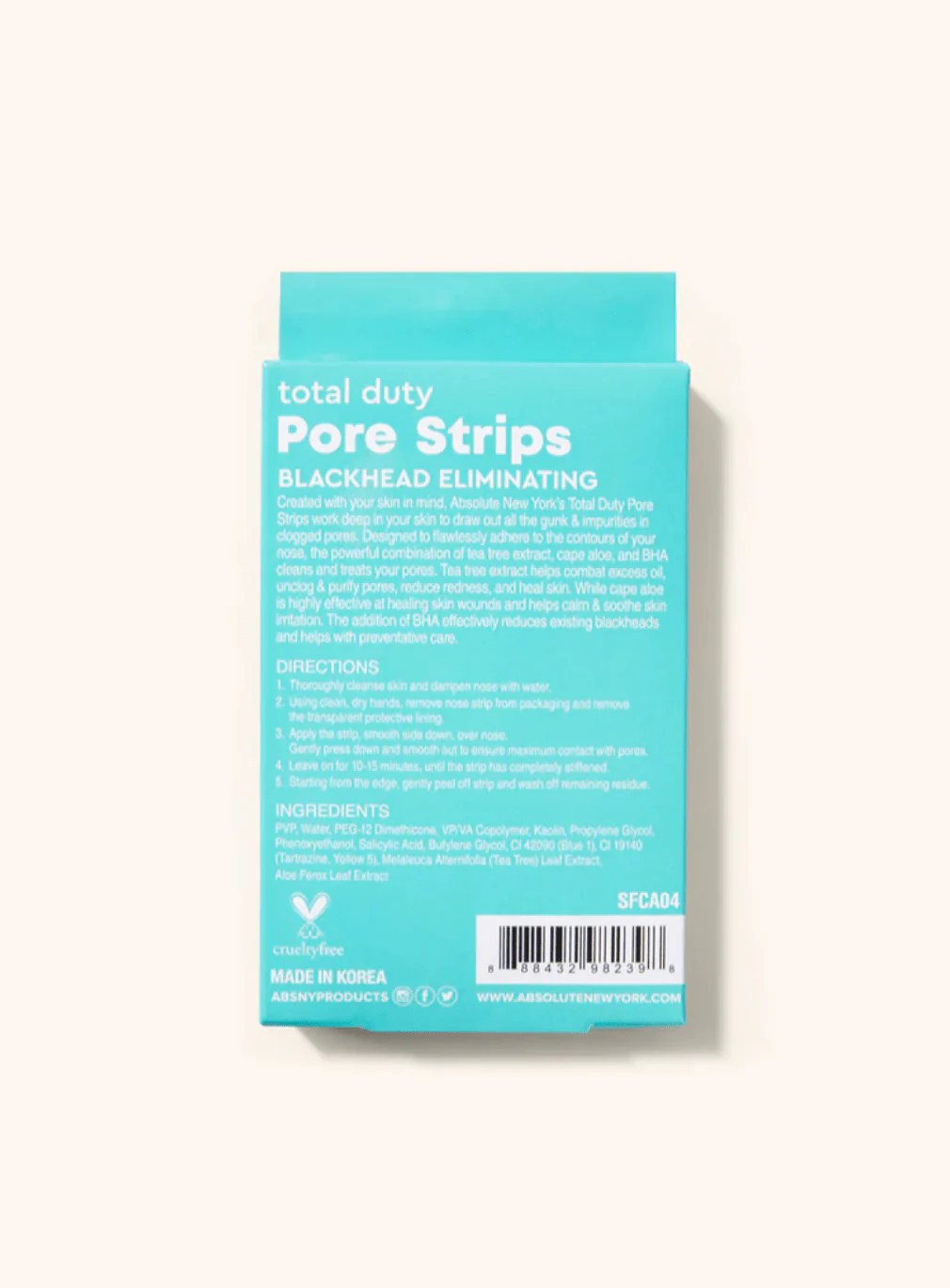 Absolute New York Deep Clean Pore Strips – 5 Sheets - Image 5