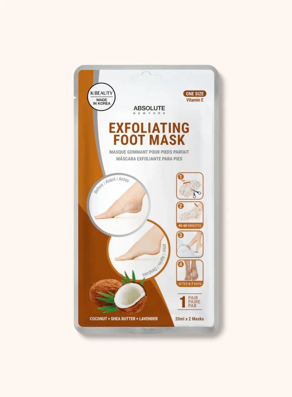 Absolute New York Exfoliating Foot Mask - Image 5