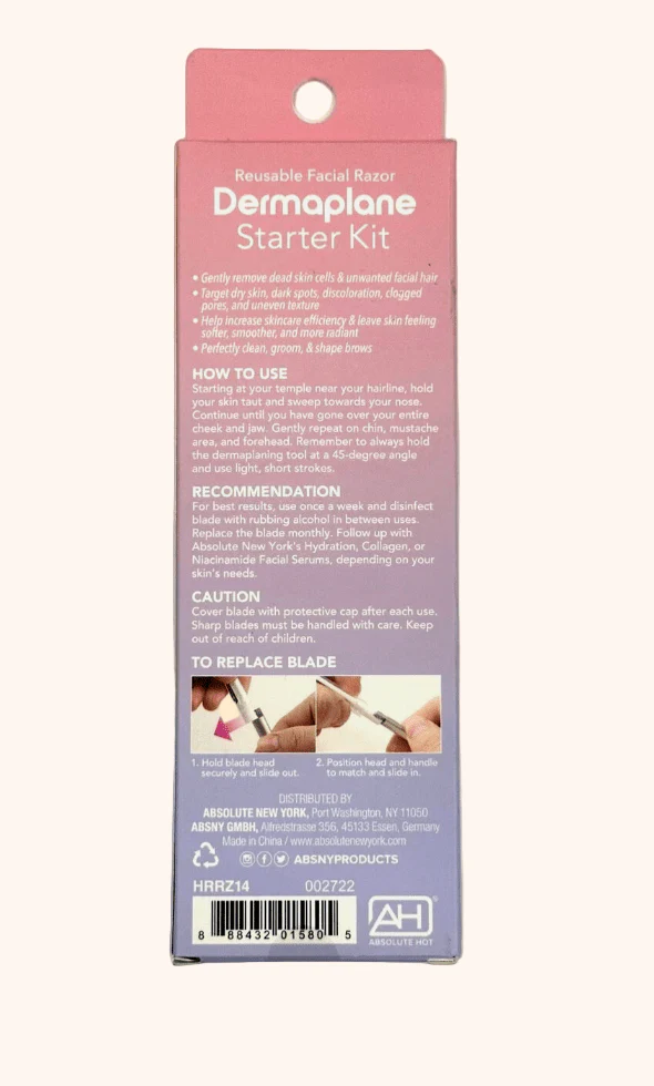Absolute NewYork Dermaplane Starter Kit for Brows & Exfoliation - Image 2