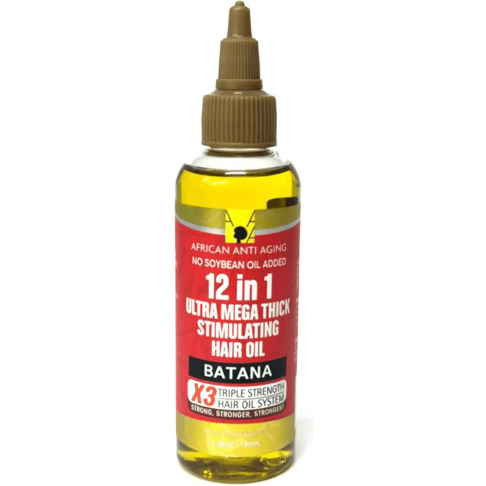African Anti-Aging 12-in-1 Hair Oil - Stimulating 3.38oz - Image 3