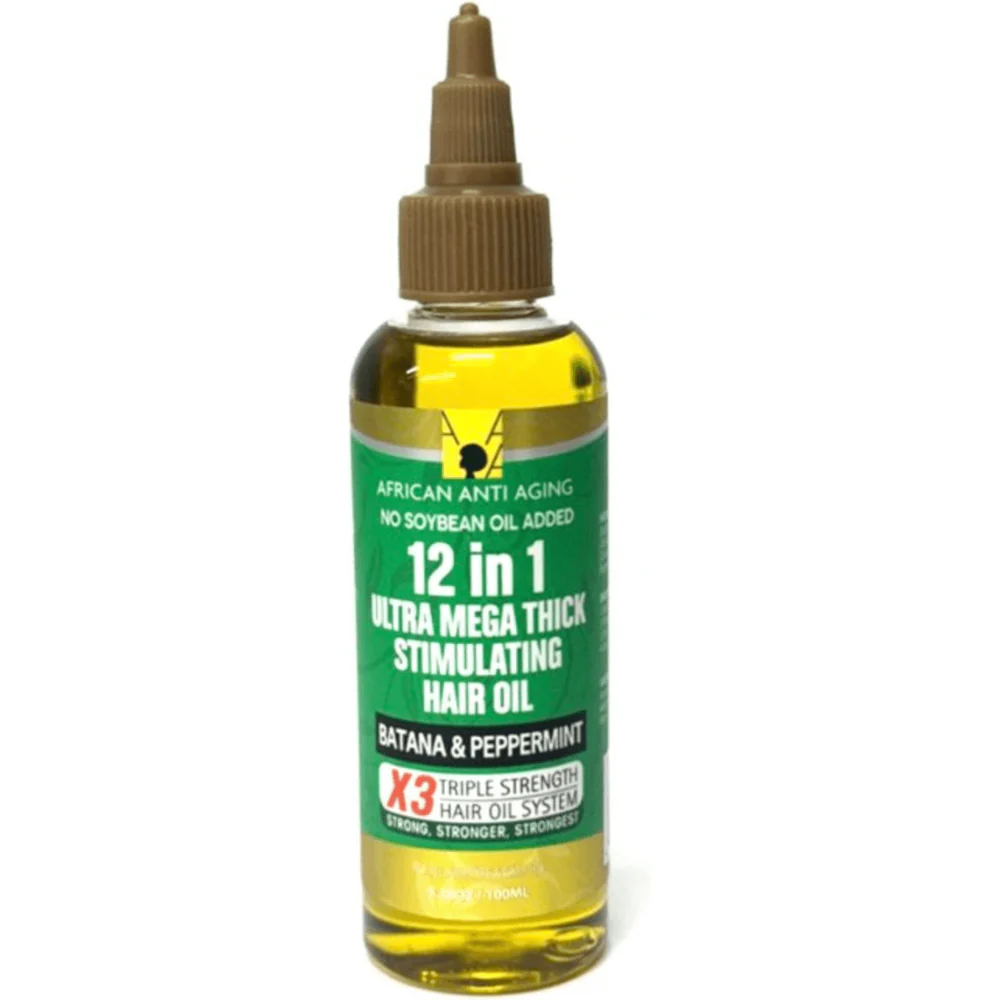 African Anti-Aging 12-in-1 Hair Oil - Stimulating 3.38oz - Image 5
