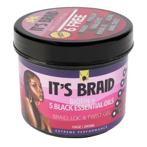 African Anti-Aging "It’s Braid" Braid, Loc & Twist Gel – 4.5 oz & 10 oz - Image 2