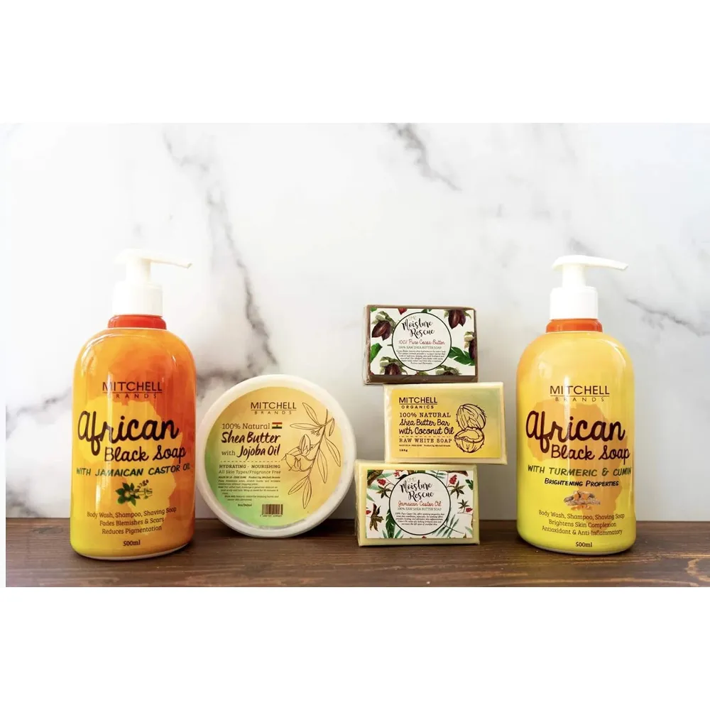 African Black Liquid Soap with Coconut Oil – 500ml - Image 4