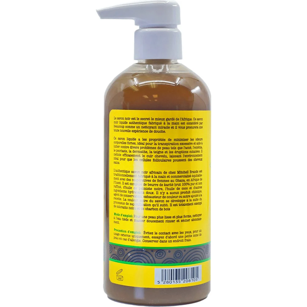 Mitchell Brands African Liquid Coconut Black Soap – 16.9oz - Image 2