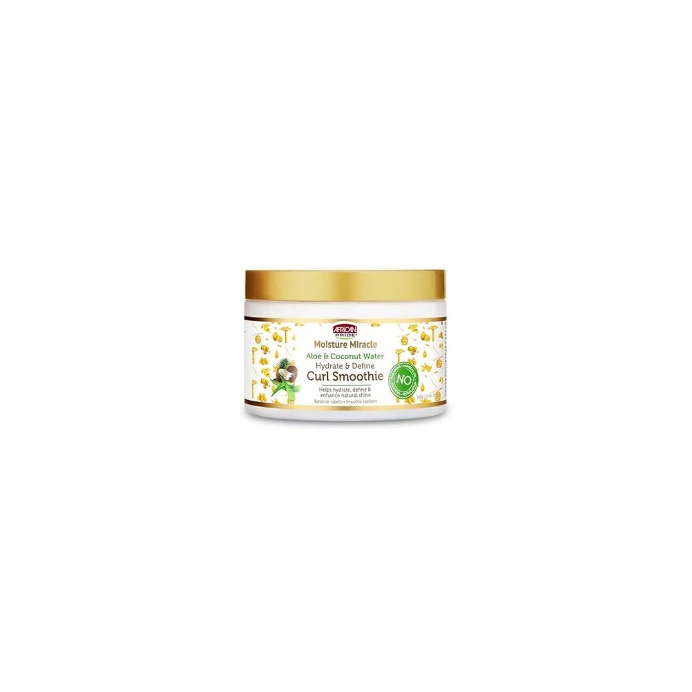 African Pride Curl Smoothie Aloe & Coconut Water 12oz - Image 2