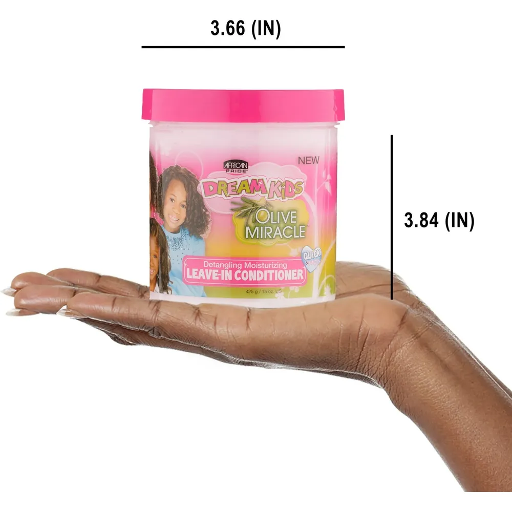African Pride Dream Kids Olive Miracle Detangler ā 15 oz - Image 7