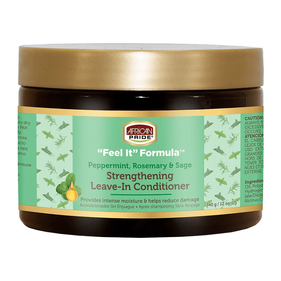 African Pride Feel It Herbal Strengthening Hair Care - 12oz - Image 3