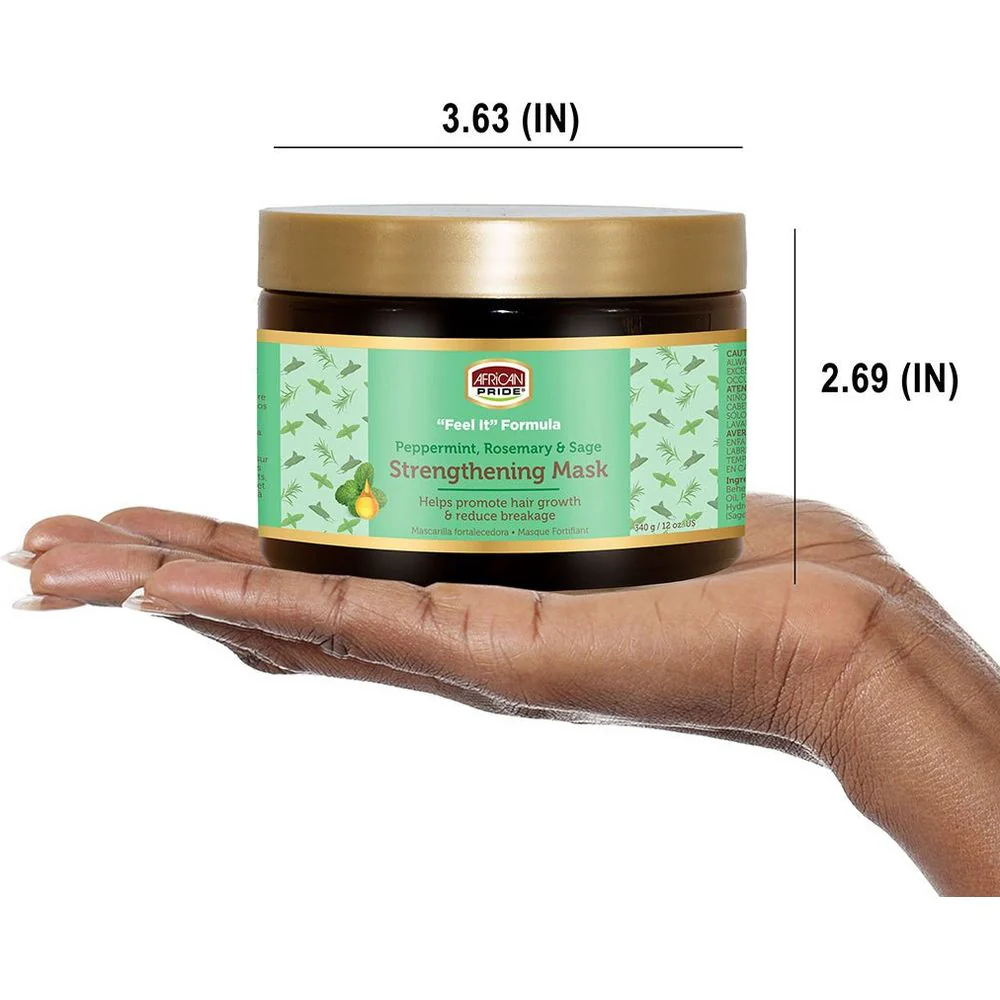African Pride Feel It Herbal Strengthening Hair Care - 12oz - Image 7