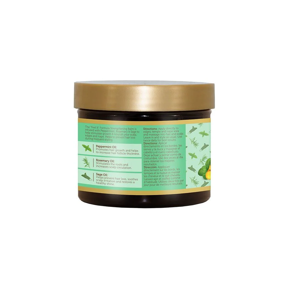 African Pride FEEL IT Strengthening Balm β Herbal Scalp & Hair Treatment β 4 oz - Image 3