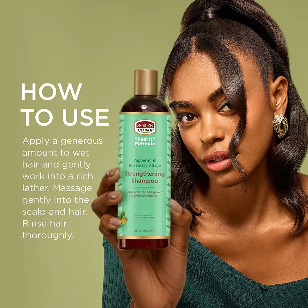 African Pride FEEL IT Strengthening Hair Care β 12 oz - Image 6