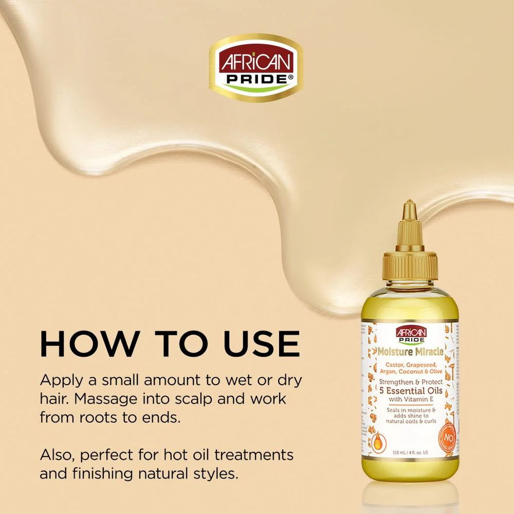 African Pride Moisture Miracle β 5 Essential Oils β 4 oz - Image 3