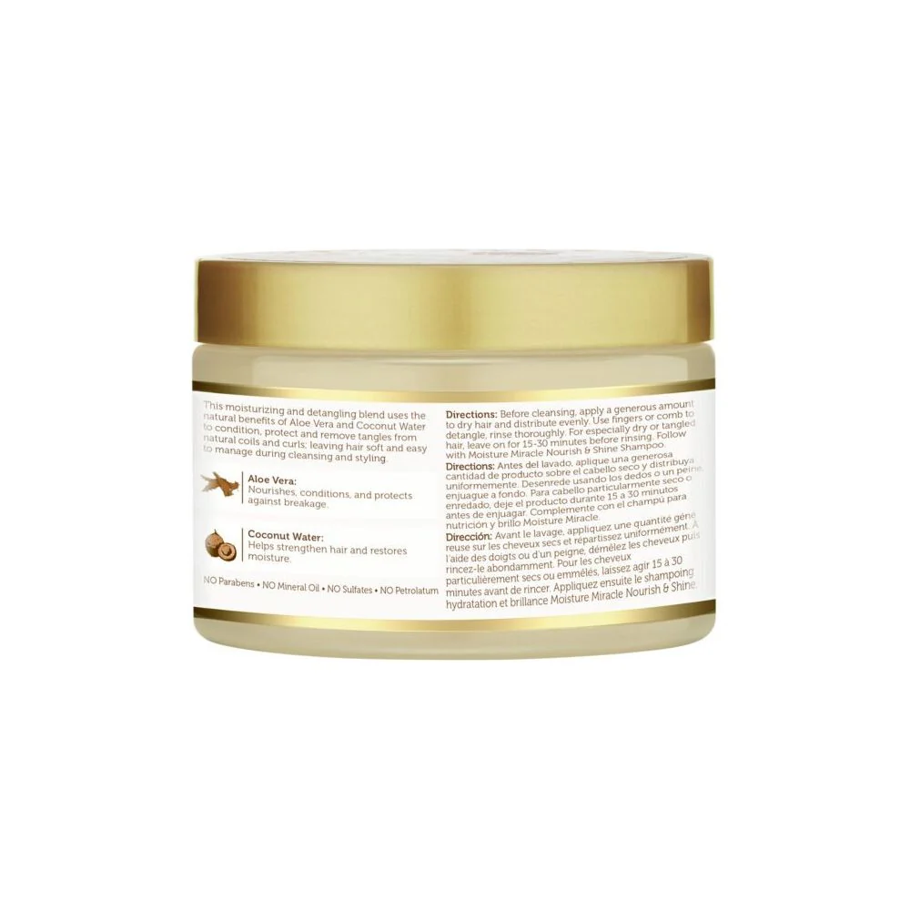 African Pride Moisture Miracle Aloe and Coconut Water Pre-Shampoo - 12 oz - Image 2