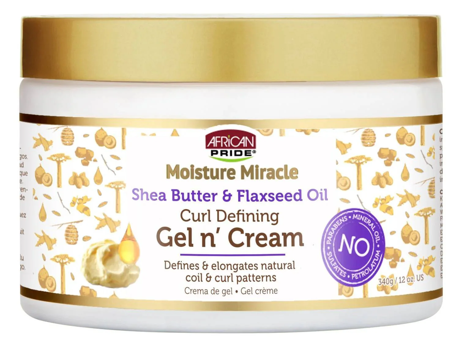 African Pride Moisture Miracle Curl Defining Gel N Cream β 12oz