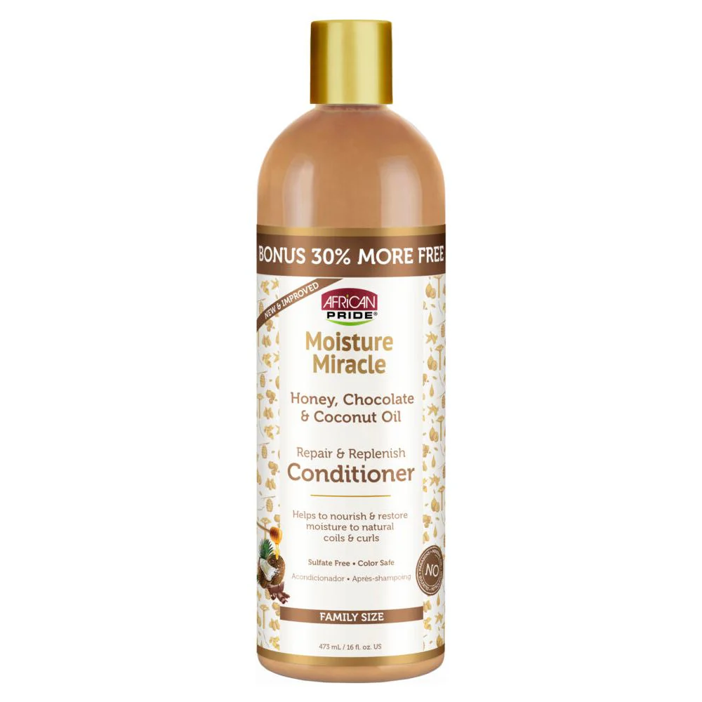 African Pride Moisture Miracle Shampoo & Conditioner - 16oz - Image 7