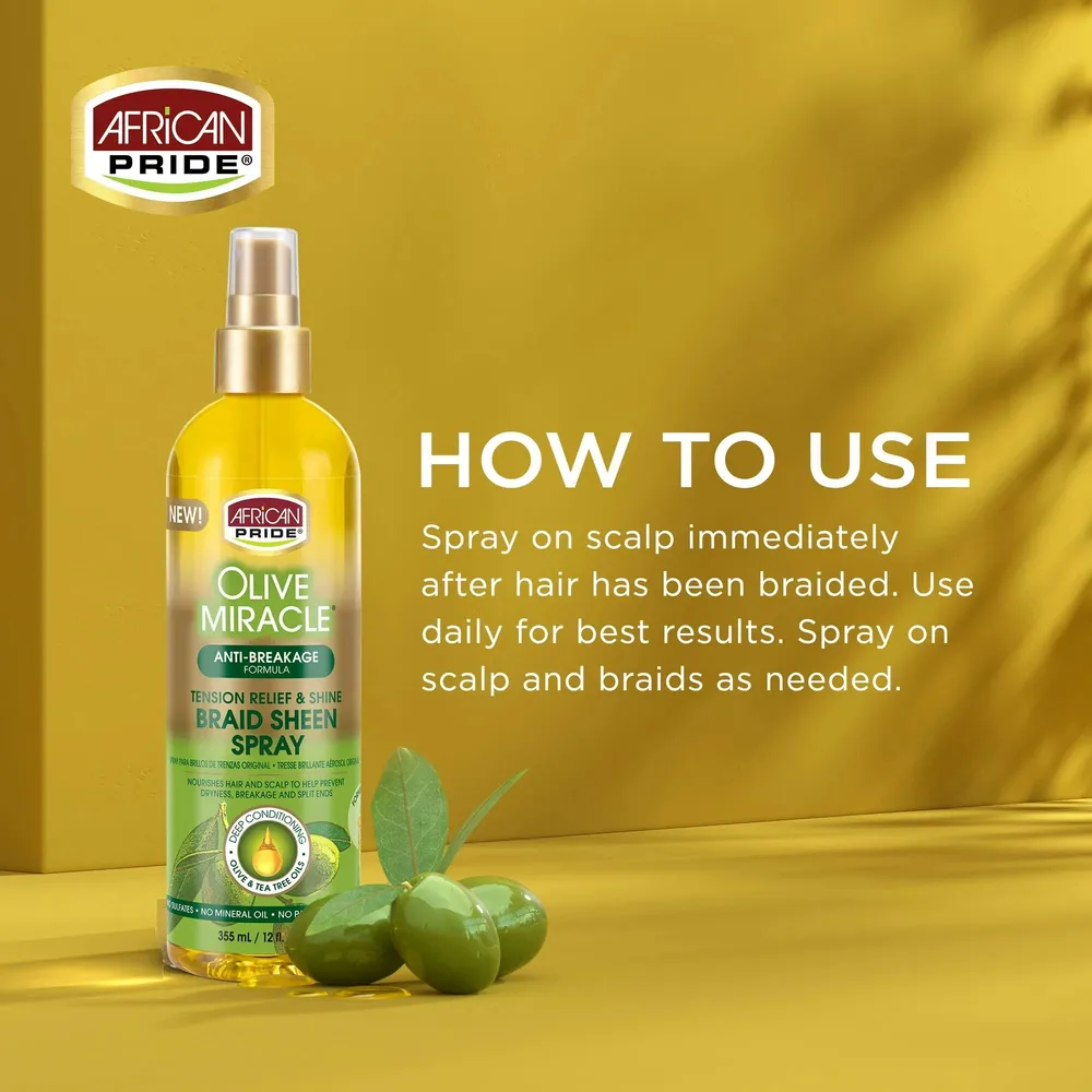 African Pride - Braid Sheen Spray Duo 12oz - Image 4