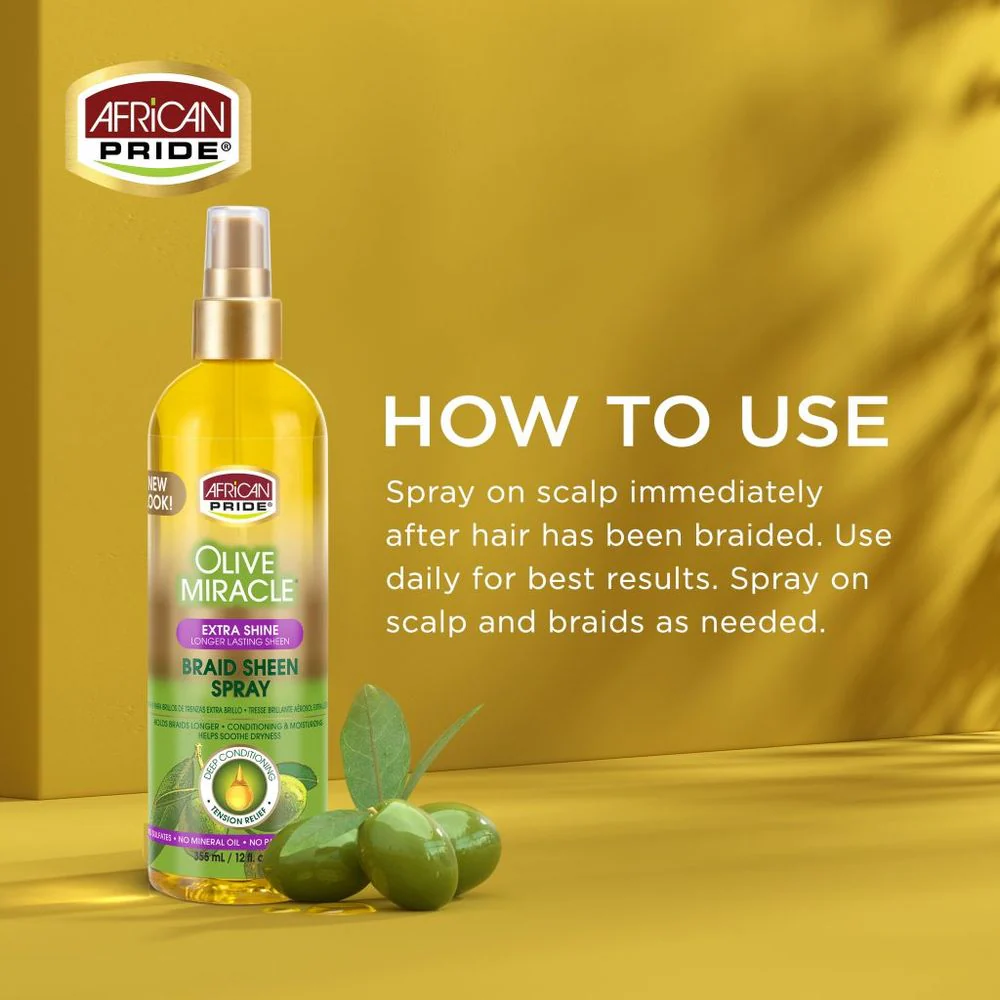African Pride - Braid Sheen Spray Duo 12oz - Image 7