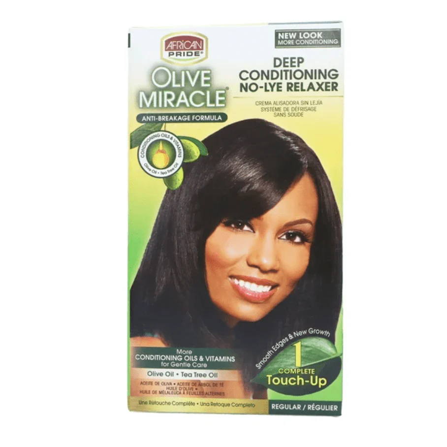 African Pride Olive Miracle Relaxer – Reg & Super Kits - Image 2