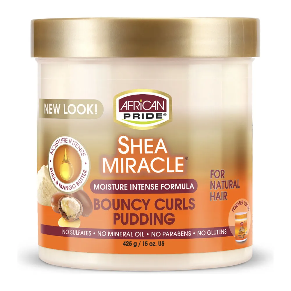 African Pride Shea Miracle Bouncy Curls Pudding β 15 oz