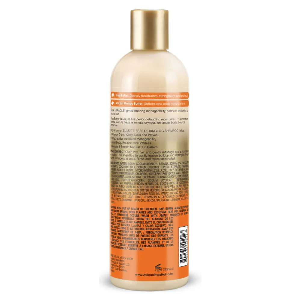African Pride Shea Miracle Detangling Shampoo β 12 oz - Image 2