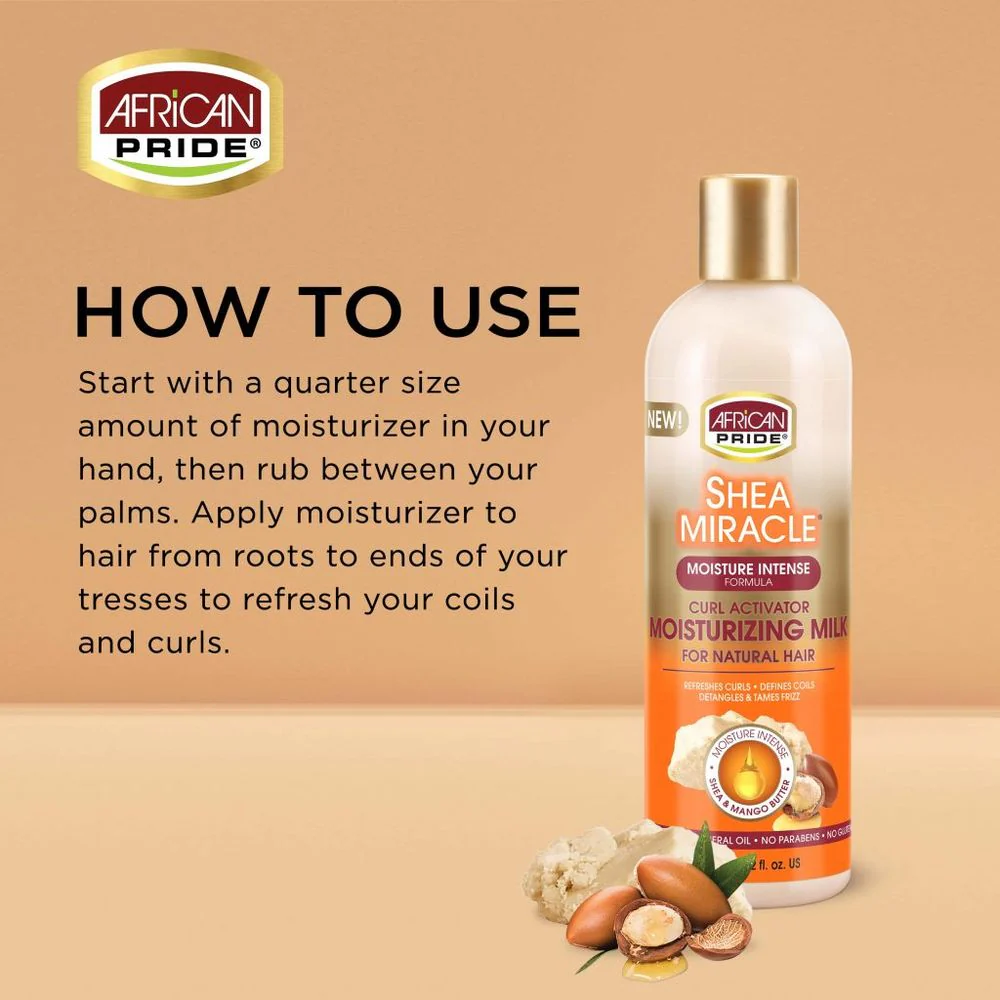 African Pride Shea Miracle Moisturizing Milk β 12 oz - Image 3