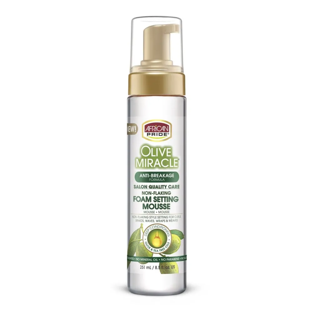 African Pride Styling Mousse – 8.5 fl oz