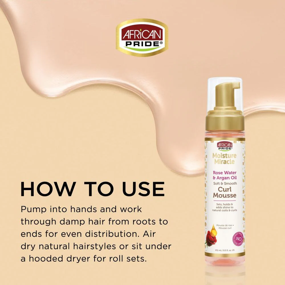 African Pride Styling Mousse – 8.5 fl oz - Image 11
