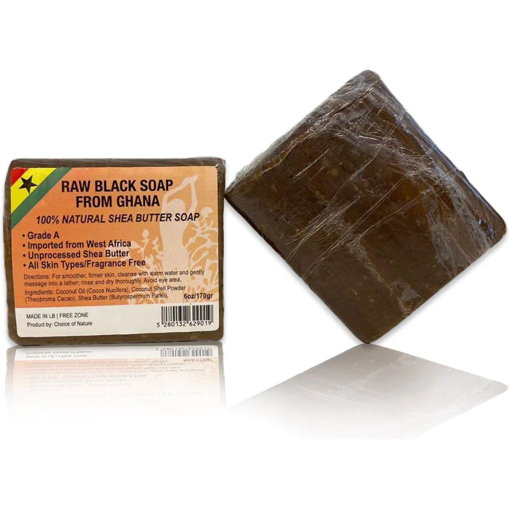 Mitchell Brands African Raw Black Soap from Ghana – 6oz