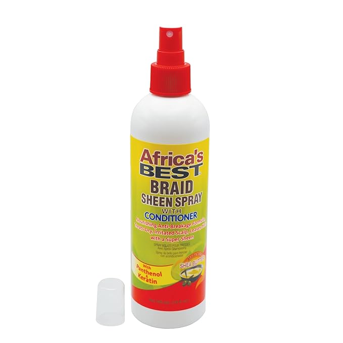 Africa’s Best Braid Sheen Spray with Conditioner - 12oz - Image 4
