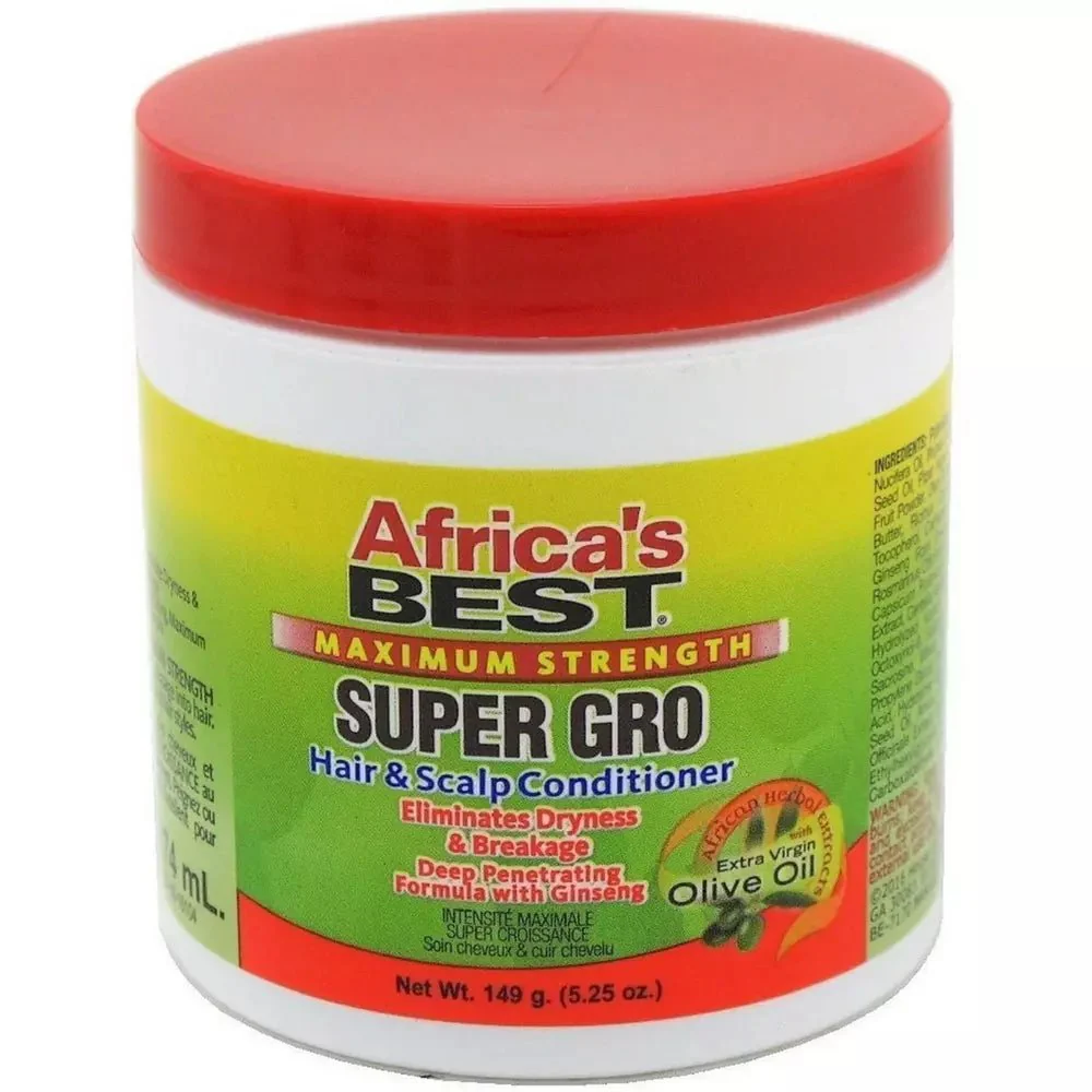 Africa's Best Maximum Strength Super Gro Hair & Scalp Conditioner 5.25oz