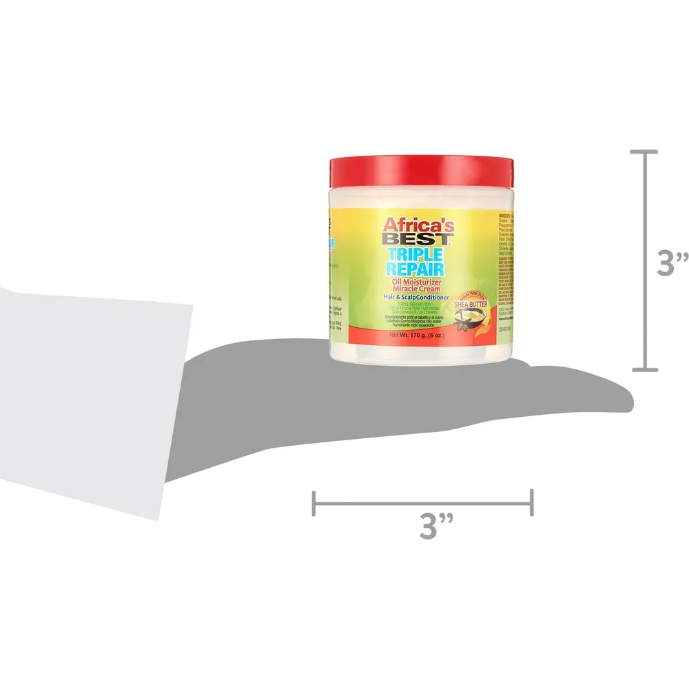 Africa’s Best Triple Repair Oil Moisturizer Hair & Scalp Conditioner - 6oz - Image 3
