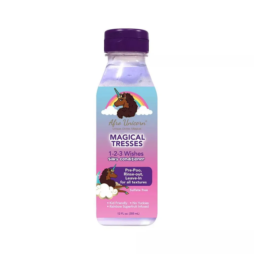 Afro Unicorn Never A Knot Shampoo & Conditioner – 12 fl oz - Image 4