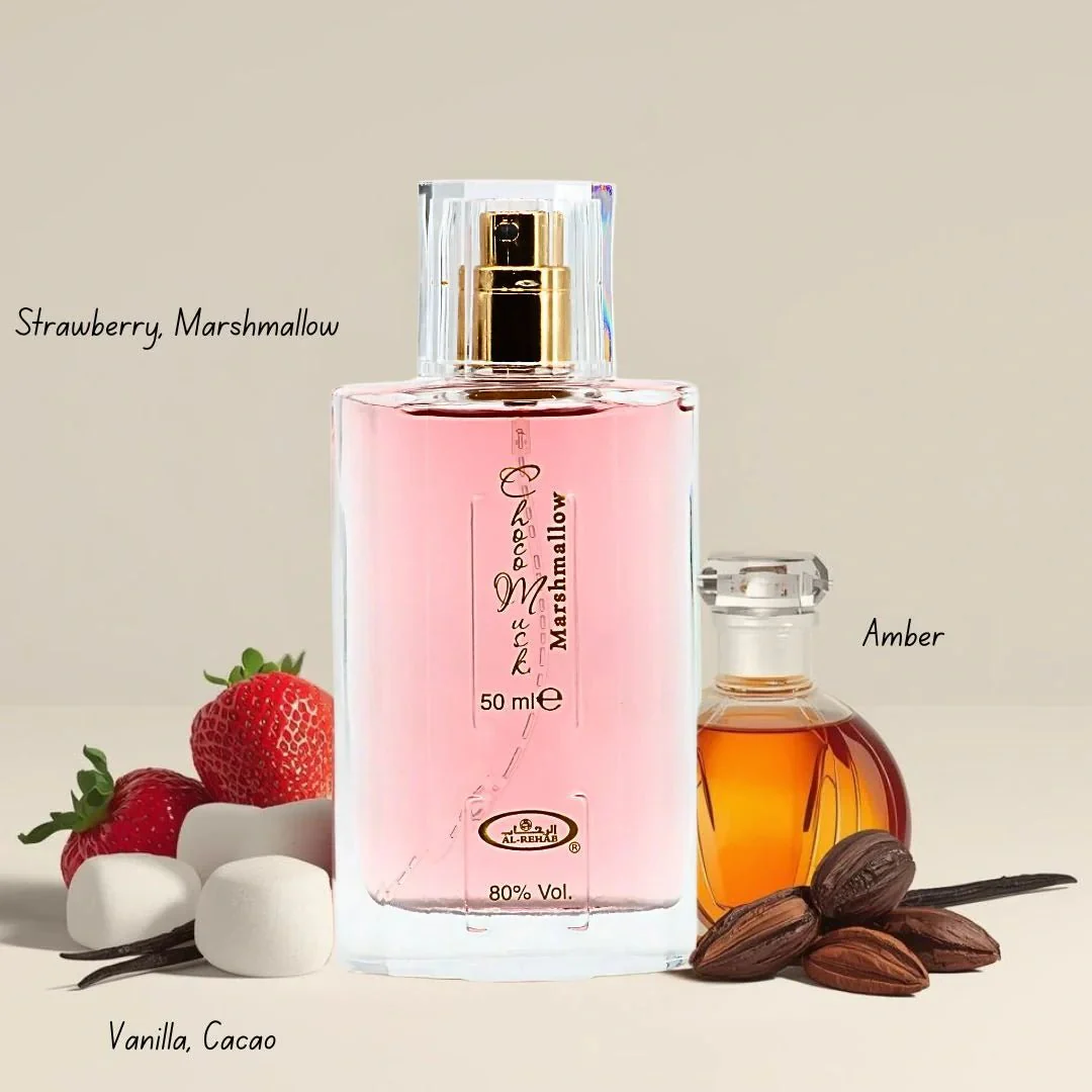 Al Rehab Choco Musk 3-Piece Perfume Gift Set - Image 10