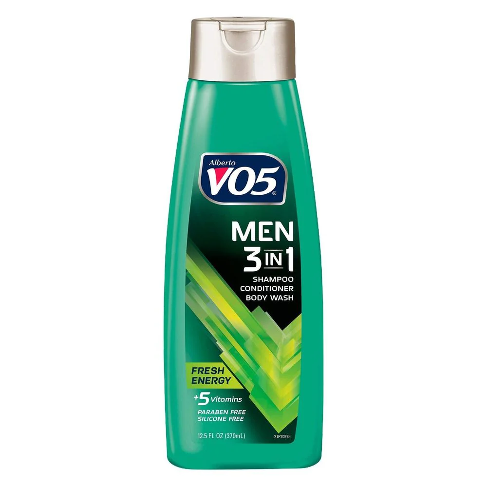 Alberto VO5 Men’s 3-in-1 Shampoo - 12.5 oz & 15 oz