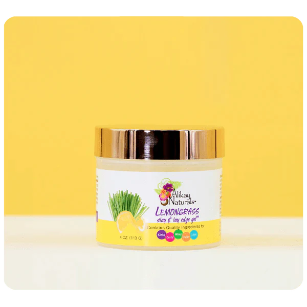Alikay Naturals Lemongrass Slay & Lay Edge Gel 4oz - Image 4