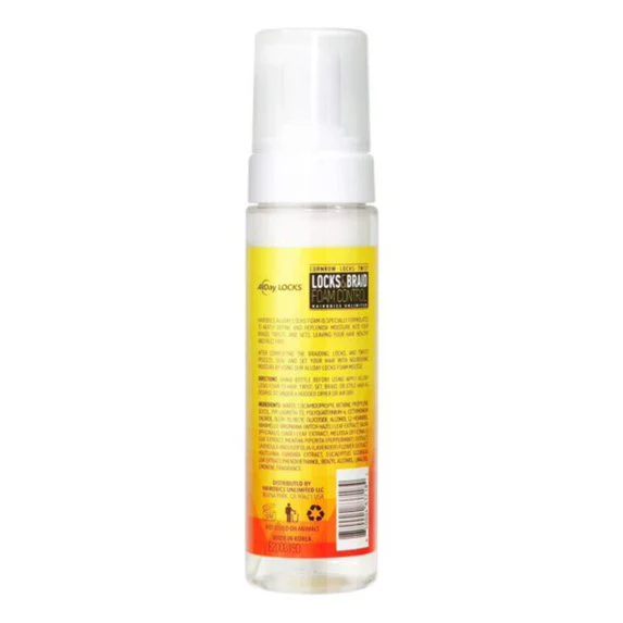 AllDay Locks & Braid Foam Control – 8oz - Image 2