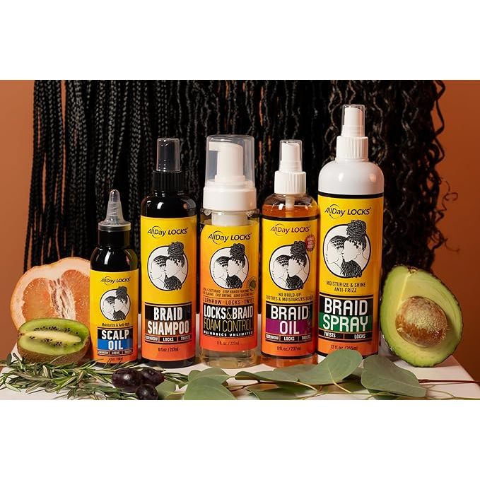 AllDay Locks & Braid Foam Control – 8oz - Image 3