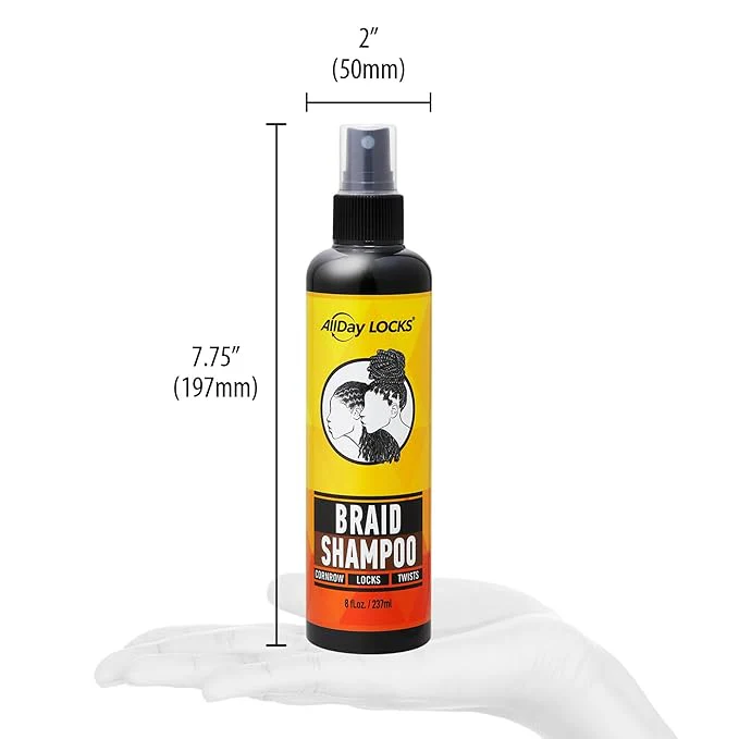 AllDay Locks Braid Shampoo – Rinse-Free 8oz - Image 3