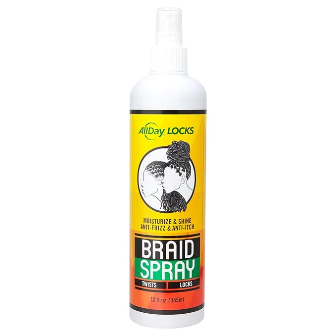 AllDay Locks Braid Spray β Itchy Scalp Relief 12oz - Image 2