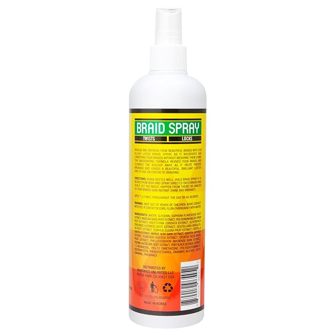 AllDay Locks Braid Spray β Itchy Scalp Relief 12oz - Image 3