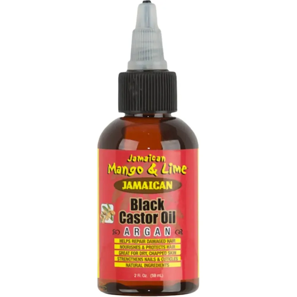 Jamaican Mango & Lime Black Castor Oil – Argan 2 oz