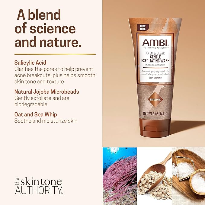 Ambi Even & Clear Gentle Exfoliating Wash - 5oz - Image 6