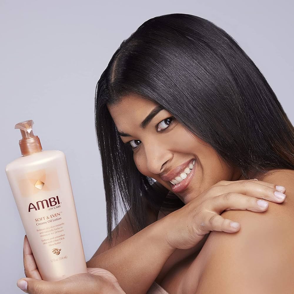 Ambi Soft & Even Creamy Oil Lotion – 12 oz - Image 5