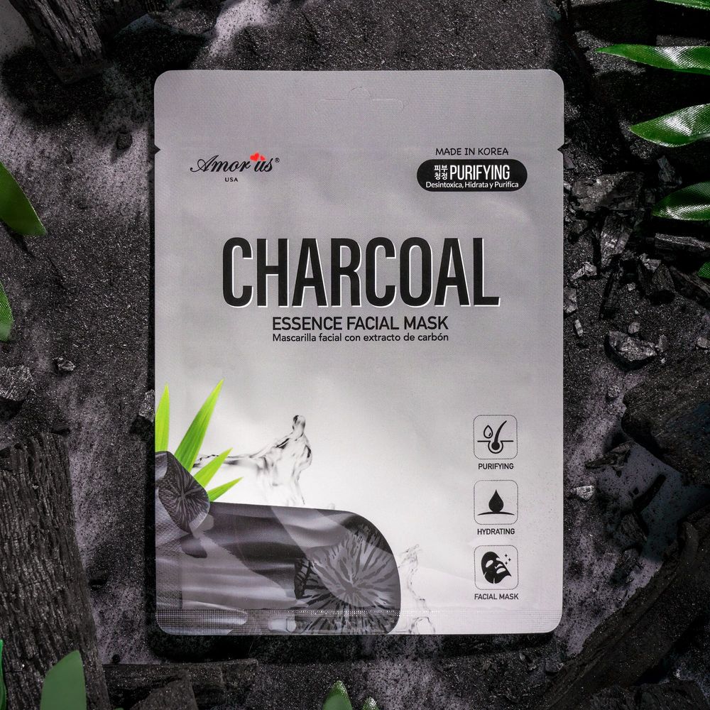 Amor Us Facial Mask – Detox with Charcoal or Coenzyme Q10 - Image 2