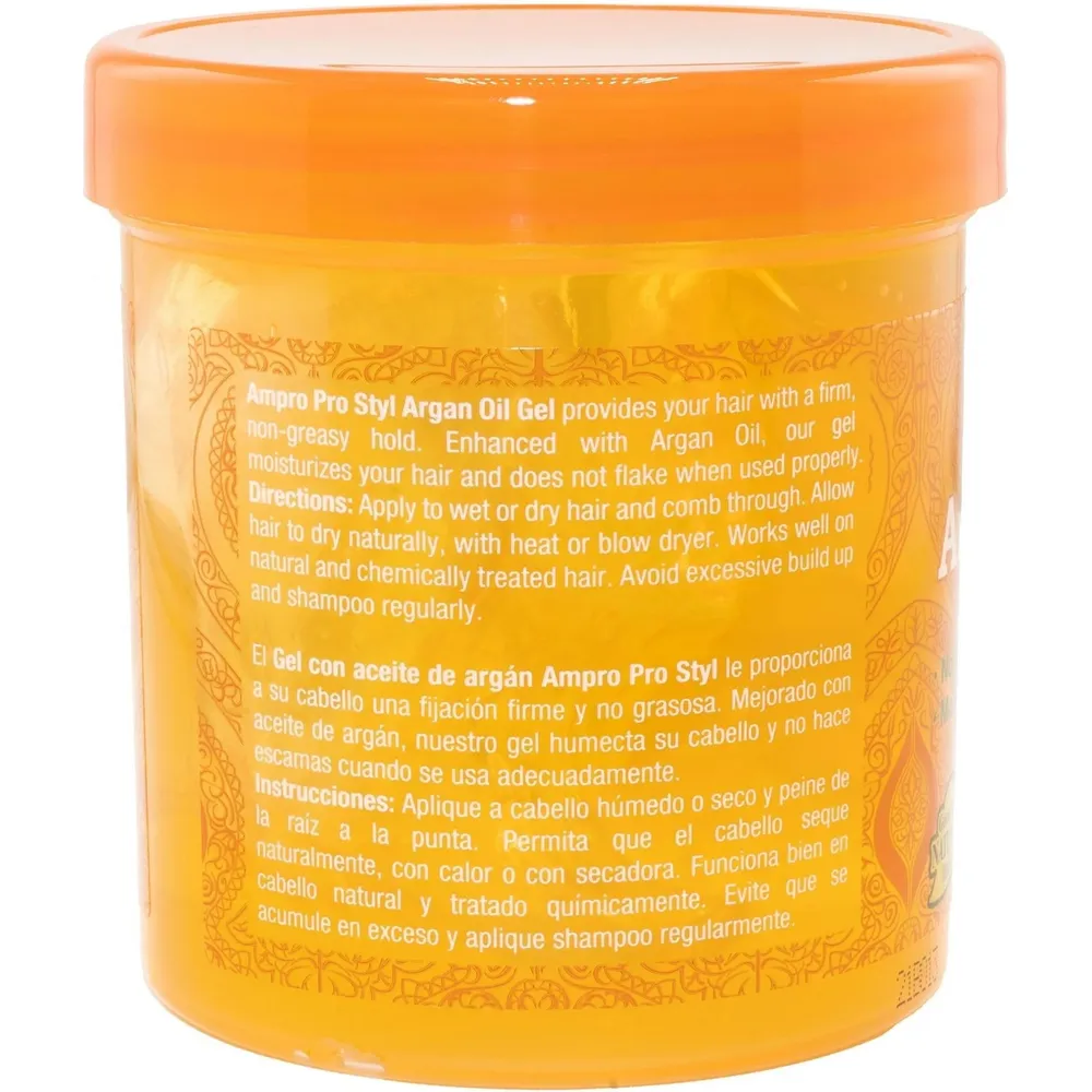 Ampro Pro Styl Moisturizing Hair Styling Gel – Argan Oil - Image 2