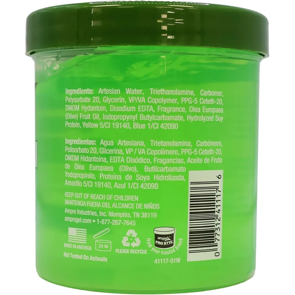 Ampro Pro Styl Nourishing Hair Styling Gel – Olive Oil - Image 2