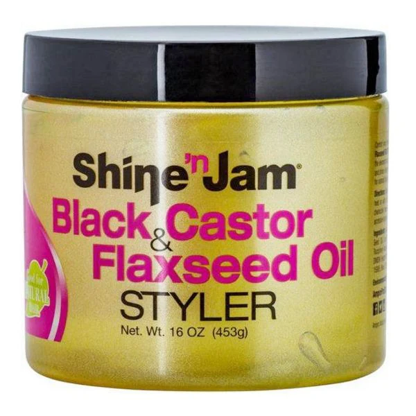 Ampro Shine ‘n Jam – Black Castor & Flaxseed Oil Styler - Image 2