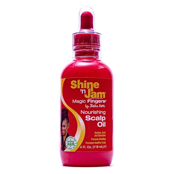 Ampro Shine n Jam Hair Oil - Nourishing Scalp and Hair Treatment Drops 4 oz - Image 4