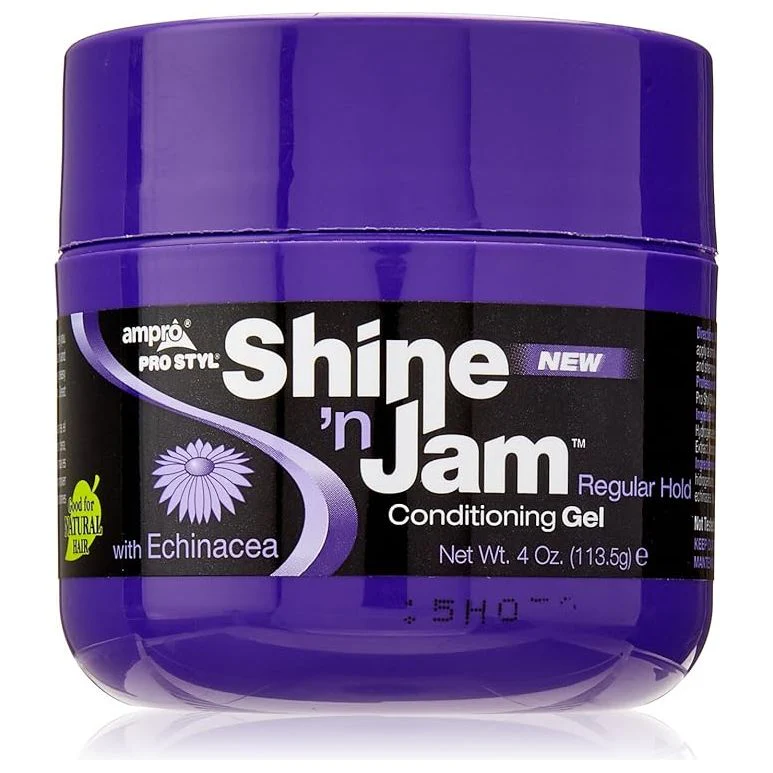 Ampro Shine-n-Jam Edges Hair Styling Gel & Silk Edges - Image 3